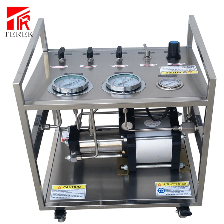 Portable Air Gas Booster Cylinder High Pressure Pump Testing Equipment