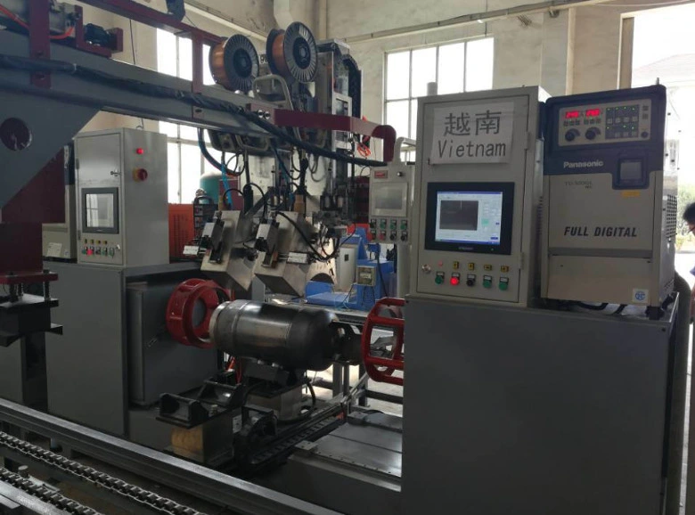 LPG Gas Cylinder Manufacturing Line Body Welding Machine