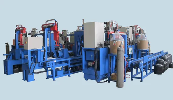 12.5kg/15kg LPG ガスシリンダー製造装置本体製造ラインハンドル/ガード/エンクロージャー溶接機